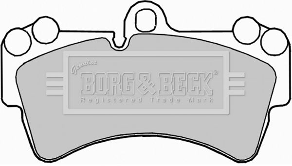 BORG & BECK Jarrupala, levyjarru BBP2236